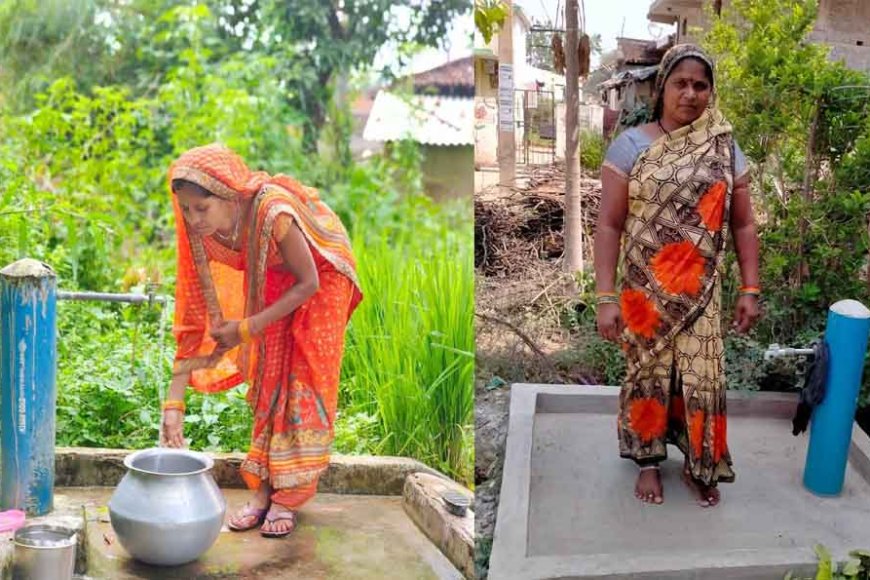 छत्तीसगढ़&राजनांदगांव के घरों में मिले नल कनेक्शन, जल जीवन मिशन के लाभ से महिलाएं खुश